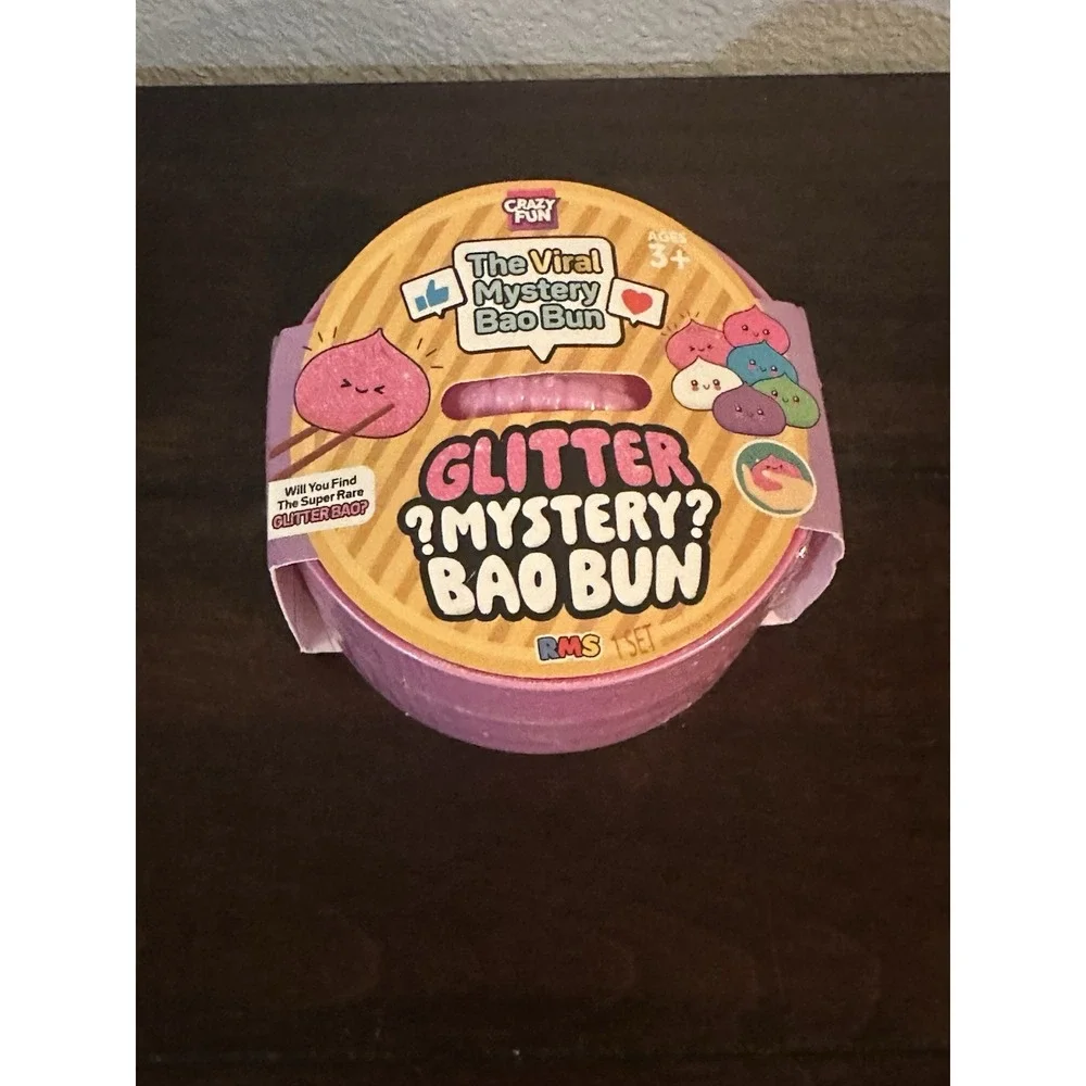 Crazy Fun Glitter Bao Dumpling Blind Pack The Viral Mystery Bao Bun Collectible